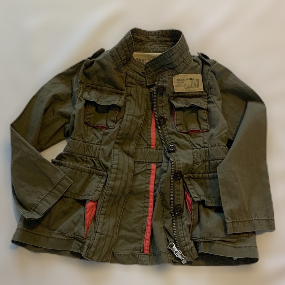 True Religion Toddler Military Style Jacket